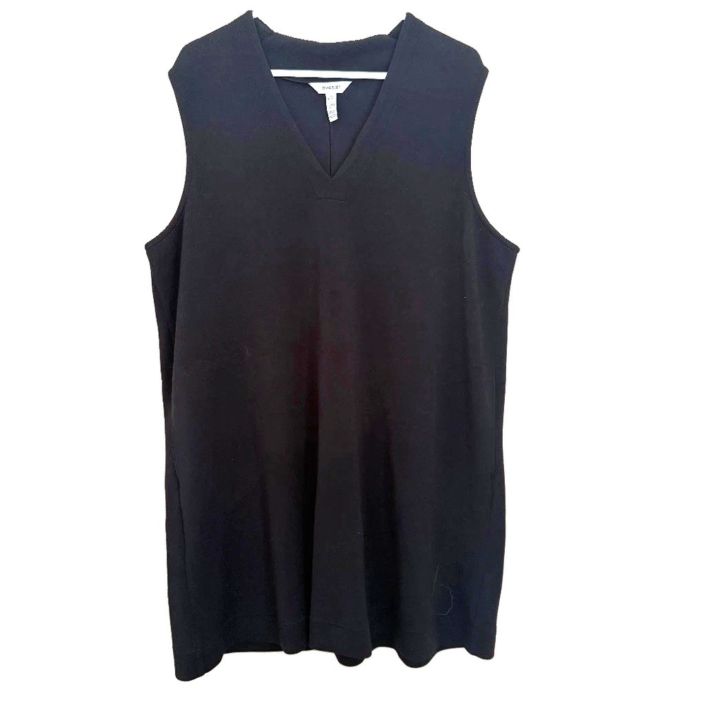 SPANX Air Essentials V-Neck Short Dress 2X Jumper Modal Pockets Relaxed Layering